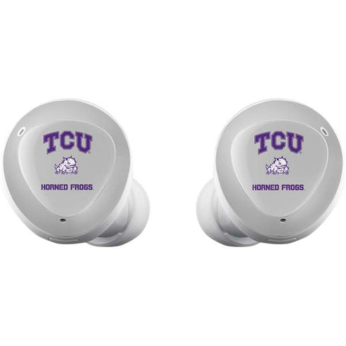 Texas Christian University Horned Frogs Logo Print Galaxy Buds Plus Skin